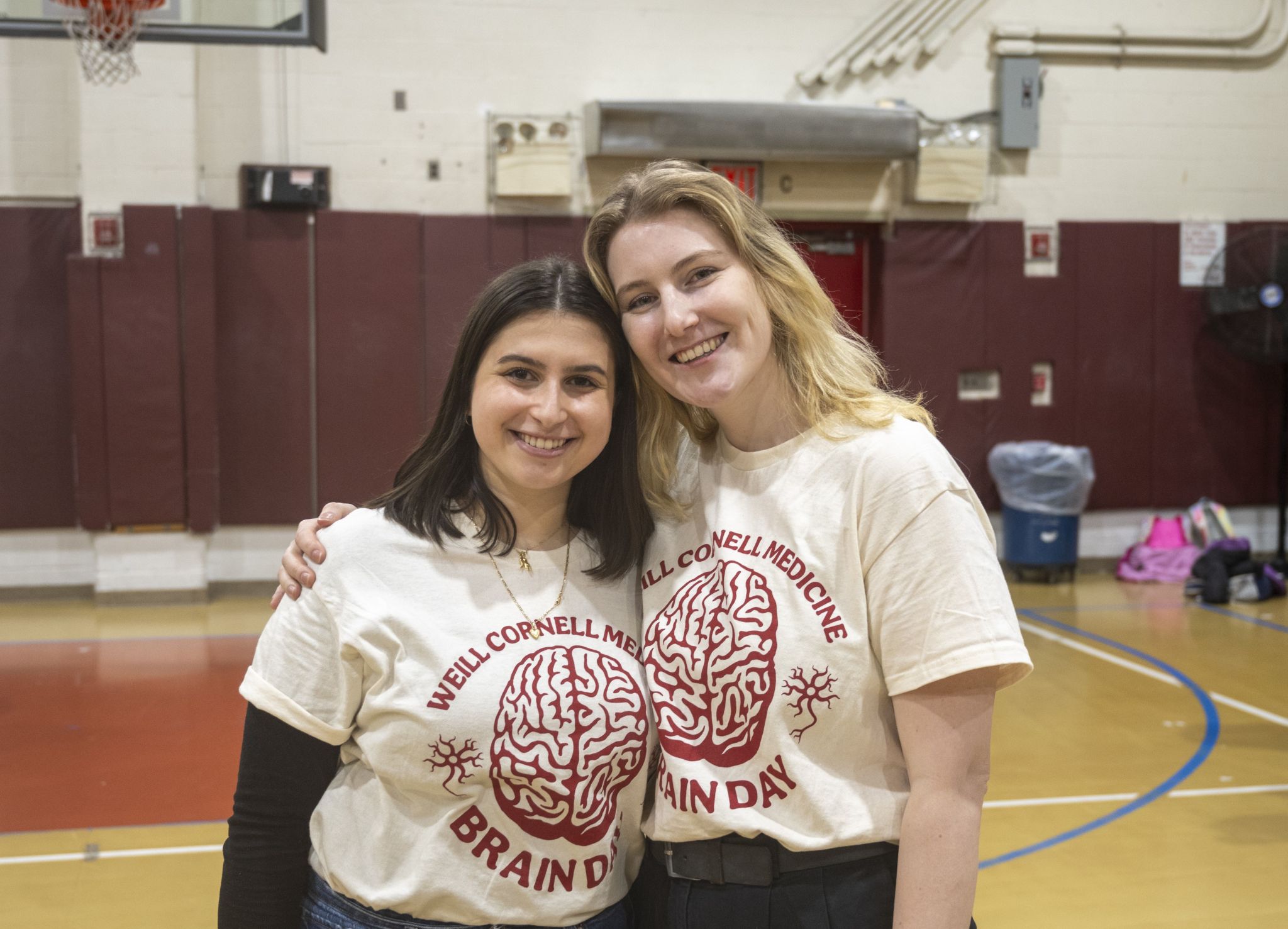 My co-organizer, Erica Bulzomi, and I.